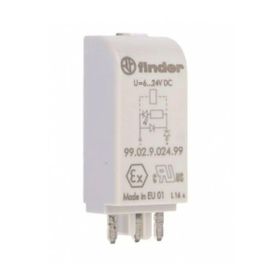 Finder 99.02.9.024.99 Yeşil Led Diyod 6 24V DC Modül