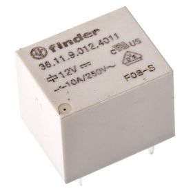 Finder F.36 12VDC Küp Tipin Minyatür Röle