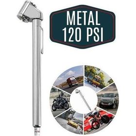 Findit Metal Kasalı 120 Psi Lastik Hava Ölçme Saati