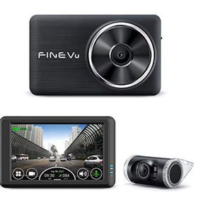FineVu LX2000 Full HD 2 Kameralı IPS Kod Ekranlı Araç Kamerası