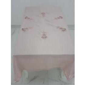 Finezza 1022 170x230 cm Anjelica İncili Güpürlü Monoray Kumaş Pudra Masa Örtüsü