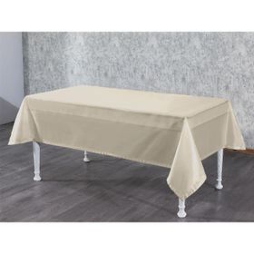 Finezza 140x200 cm Kristal Monoray Kumaş Bej Dikdörtgen Masa Örtüsü