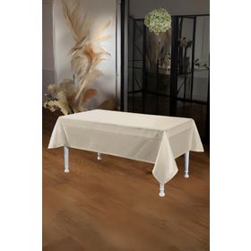 Finezza 140x200 cm Kristal Monoray Kumaş Bej Dikdörtgen Masa Örtüsü
