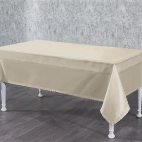 Finezza 140x200 cm Kristal Monoray Kumaş Bej Dikdörtgen Masa Örtüsü
