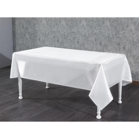 Finezza 140x200 cm Kristal Monoray Kumaş Beyaz Dikdörtgen Masa Örtüsü