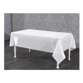 Finezza 140x200 cm Kristal Monoray Kumaş Beyaz Dikdörtgen Masa Örtüsü