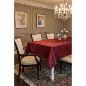 Finezza 140x200 cm Kristal Monoray Kumaş Bordo Dikdörtgen Masa Örtüsü - 1035