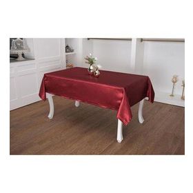 Finezza 140x200 cm Kristal Monoray Kumaş Bordo Dikdörtgen Masa Örtüsü - 1035