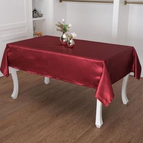 Finezza 140x200 cm Kristal Monoray Kumaş Bordo Dikdörtgen Masa Örtüsü - 1035