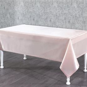 Finezza 140x200 cm Kristal Monoray Kumaş Pudra Dikdörtgen Masa Örtüsü