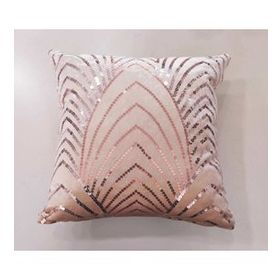 Finezza 16 45x45 cm Gold Sahra Kadife Pul İşlemeli Kırlent