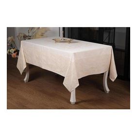 Finezza 160x220 cm Ayda Lüx Jakar Polycotton Bej TP Kumaş Masa Örtüsü