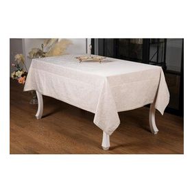 Finezza 160x220 cm Ayda Lüx Jakar Polycotton Gri TP Kumaş Masa Örtüsü