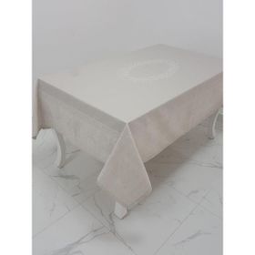 Finezza 160x220 cm Demet Lüx Jakar Polycotton Kumaş Taş Masa Örtüsü