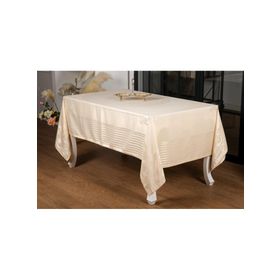 Finezza 160x220 cm Lida LüxJakar Bambu Kumaş Bej Masa Örtüsü