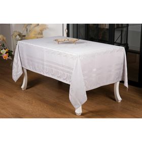 Finezza 160x220 cm Mona Lüx Jakar Bambu Kumaş Gri Dikdörtgen Masa Örtüsü