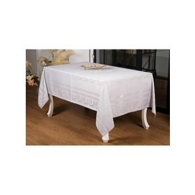 Finezza 160x220 cm Mona Lüx Jakar Bambu Kumaş Gri Dikdörtgen Masa Örtüsü