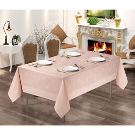Finezza 160x220 cm Rana Lüx Jakar Polycotton Kumaş Pudra Masa Örtüsü