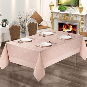 Finezza 160x220 cm Rana Lüx Jakar Polycotton Kumaş Pudra Masa Örtüsü