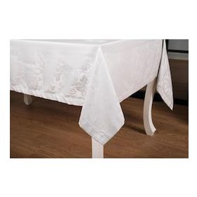 Finezza 160x220 cm Raya Lüx Jakar Bambu Kumaş Gri Masa Örtüsü
