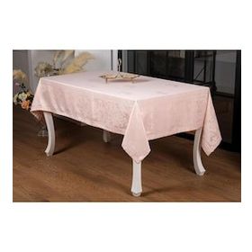 Finezza 160x220 cm Raya Lüx Jakar Bambu Kumaş Pudra Masa Örtüsü