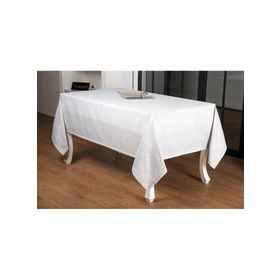 Finezza 160x220 cm Roma Lüx Jakar Kumaş Bej Dikdörtgen Masa Örtüsü