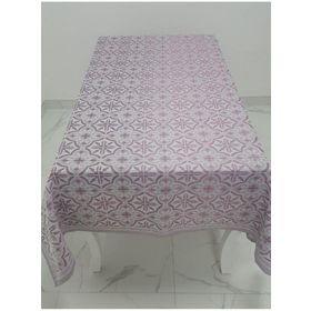 Finezza 160x220 cm Sare Lüx Jakar Kumaş Mor Dikdörtgen Masa Örtüsü