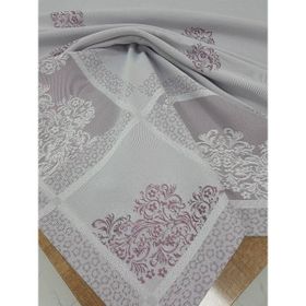 Finezza 160x220 cm Viyana Lüx Jakar Kumaş Mor Dikdörtgen Masa Örtüsü