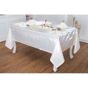 Finezza 160x230 cm 34 Parça 8 Kişilik Afife Kadife Kreme Krem Sofra Takımı