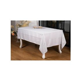 Finezza 160x280 cm Lida Lüx Jakar BambuKumaş Gri Masa Örtüsü