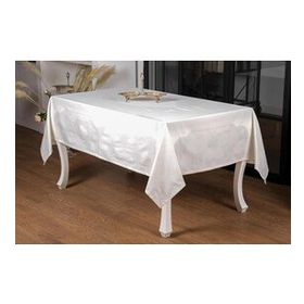 Finezza 160x300 cm Aslı Lüx Jakar Polycotton TP Kumaş Masa Örtüsü