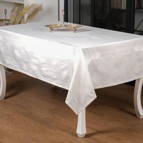 Finezza 160x300 cm Aslı Lüx Jakar Polycotton TP Kumaş Masa Örtüsü