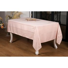 Finezza 160x320 cm Mona Lüx Jakar Bambu Kumaş Pudra Masa Örtüsü