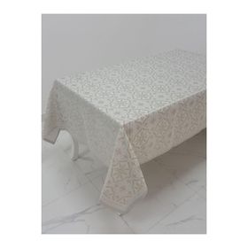 Finezza 160x320 cm Sare Lüx Jakar Kumaş Taş Dikdörtgen Masa Örtüsü