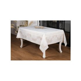Finezza 160x320 cm Viyana Lüx Jakar Kumaş Taş Dikdörtgen Masa Örtüsü