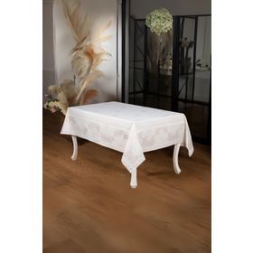 Finezza 160x320 cm Viyana Lüx Jakar Kumaş Taş Dikdörtgen Masa Örtüsü