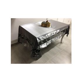 Finezza 170x230 cm Gelin Lüx Dantelli Monoray Kumaş Pudra Dikdörtgen Masa Örtüsü