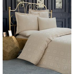 Finezza 200x220 cm Jardin Bambu Jakar Kumaş Bej Nevresim