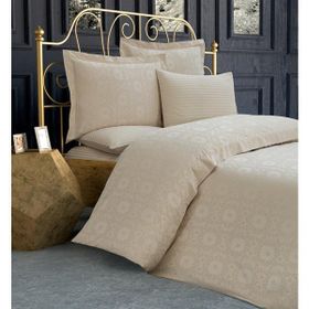 Finezza 200x220 cm Jardin Bambu Jakar Kumaş Bej Nevresim