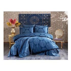 Finezza 200x220 cm Tiara Bambu Jakar Kumaş İndigo Nevresim