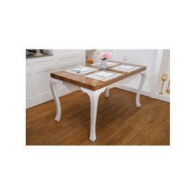 Finezza 33.5x45 cm 4 Adet Dolce Nakışlı Keten Efekt Kumaş Krem Sarı Amerikan Servis