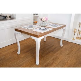 Finezza 33.5x46 cm Gri 4 Adet Ayda Jakar Polyester Kumaş Krem Amerikan Servis