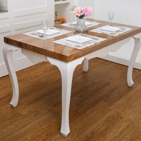 Finezza 33x45 cm 4 Adet Linda Nakışlı Keten Efekt Kumaş Krem Mavi Amerikan Servis
