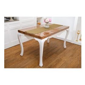 Finezza 40x140 cm Linen Baskılı Pamuk Keten Haki Runner