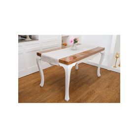 Finezza 45x150 cm Iris Jakar Polyester Kumaş Bej Runner