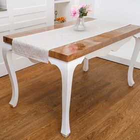 Finezza 45x150 cm Iris Jakar Polyester Kumaş Bej Runner