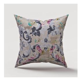 Finezza 575 45x45 cm Menekşe Çiçek Baskılı Duck Kumaşlı Kırlent