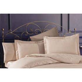 Finezza 60x80 cm 2'li Bella Bambu Jakar Kumaş Bej Oksford Yastık Kılıfı