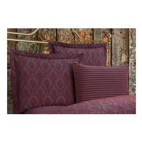 Finezza 60x80 cm 2'li Monaco Bambu Jakar Kumaş Bordo Oksford Yastık Kılıfı