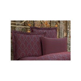 Finezza 60x80 cm 2'li Monaco Bambu Jakar Kumaş Bordo Oksford Yastık Kılıfı